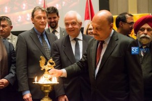 Diwali on Parliament 2016 Biju lighting lamp (119)